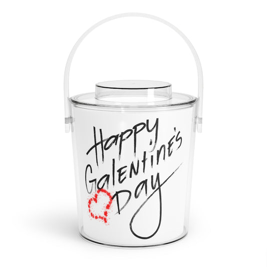 GALentines Day- Ice Bucket with Tongs