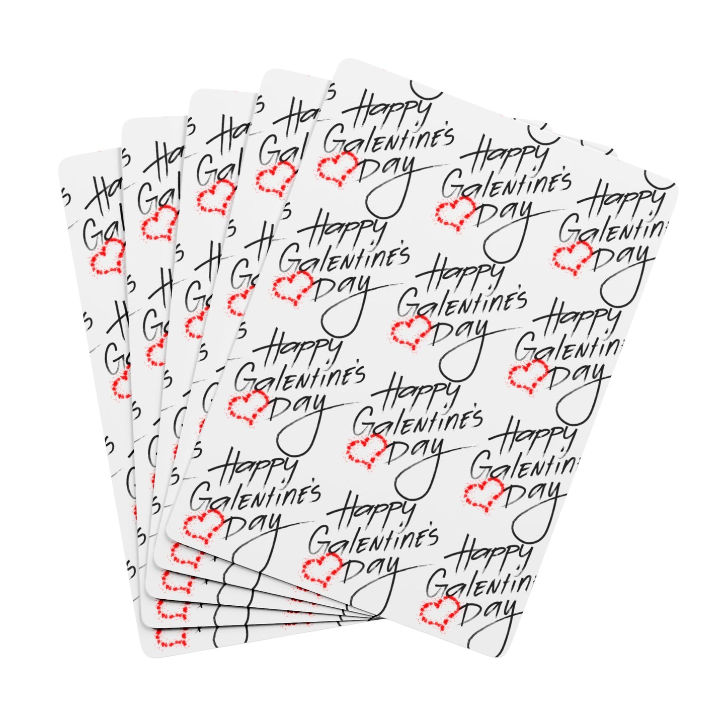 Happy Galentine's Day Playing Cards